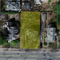 991 Beacon St, Newton MA  02459-1722 aerial view