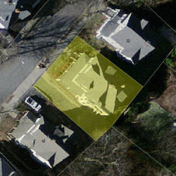 36 Hollis St, Newton MA  02458-2010 aerial view