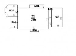 60 Crehore Dr, Newton MA  02462-1120 floor plan