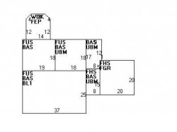 55 Fairlee Rd, Newton MA  02468-2040 floor plan