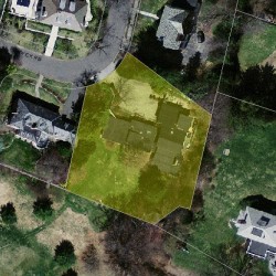 69 Pickwick Rd, Newton MA 02465-2818 aerial view