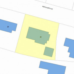26 Kenilworth St, Newton MA 02458-2706 plot plan