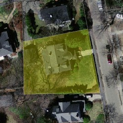 85 Prince St, Newton MA 02465-2632 aerial view