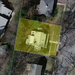 24 Pine Crest Rd, Newton MA  02459-2123 aerial view