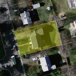 101 Hanson Rd, Newton MA 02459-3627 aerial view