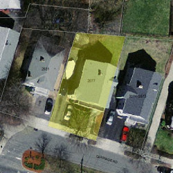 2077 Commonwealth Ave, Newton MA 02466-2007 aerial view