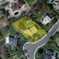 105 Countryside Rd, Newton MA 02459-2917 aerial view