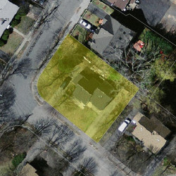 6 Wilson Cir, Newton MA  02461-1111 aerial view