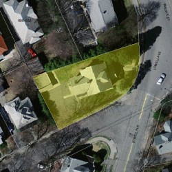 59 Lowell Ave, Newton MA  02460-1501 aerial view