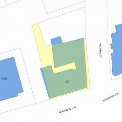 527 Waltham St, Newton MA 02465-1931 plot plan