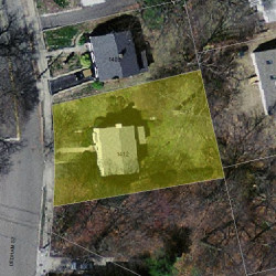1412 Walnut St, Newton MA 02461-1858 aerial view