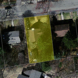 164 Oliver Rd, Newton MA  02468-2321 aerial view