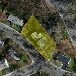 250 Hartman Rd, Newton MA 02459-2817 aerial view