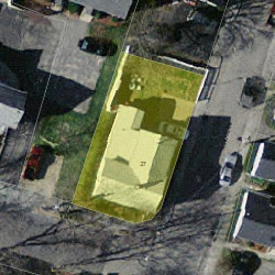 27 School St, Newton MA 02458-1517 aerial view