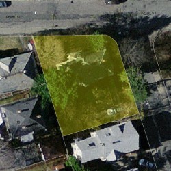 1 Bacon St, Newton MA 02458-1615 aerial view