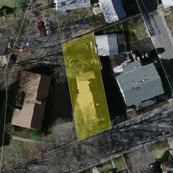 17 Waban St, Newton MA 02458-1533 aerial view