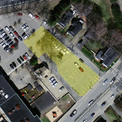 1487 Washington St, Newton MA 02465-2297 aerial view