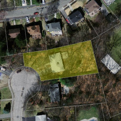 81 Arlo Rd, Newton MA 02464-1002 aerial view