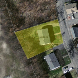 130 Edinboro St, Newton MA  02460-1302 aerial view