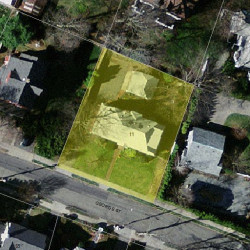 11 George St, Newton MA  02458-2308 aerial view