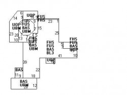 340 Chestnut St, Newton MA  02465-2951 floor plan