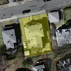 10 Omar Ter, Newton MA  02460-1604 aerial view